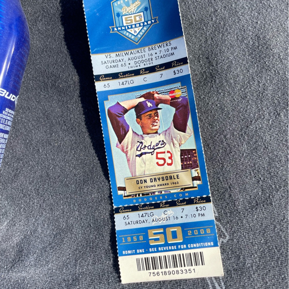 Los Angles Dodgers fan bundle all vintage original